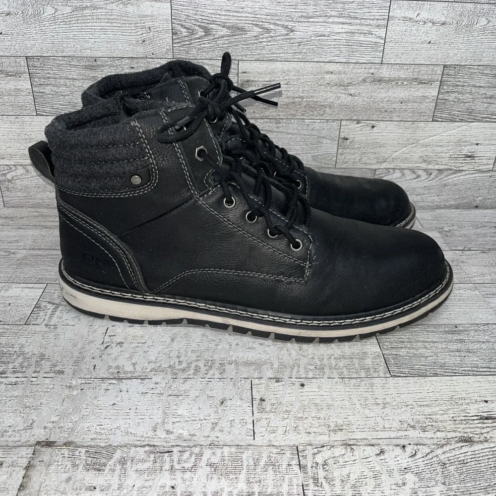 B-52 Bullboxer Chukka Boots Black Leather Casual Boots Men‎ Size 12